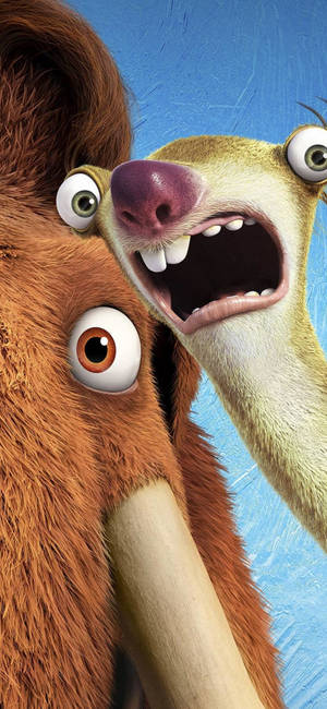 Ice Age Collision Course Manny And Sid — กาแล็กซี A08 วอลเปเปอร์