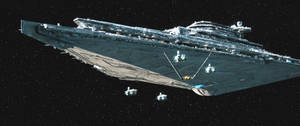 ภาพอัลตราไวด์ของ First Order Star Destroyer จากภาพยนตร์ Star Wars สำหรับวอลเปเปอร์ — 3440x1440 วอลเปเปอร์