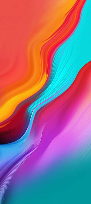 Infinix Smart 4 เส้นโค้งสีสันนามธรรม — iPhone Xr วอลเปเปอร์