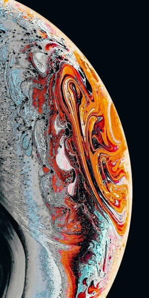 วอลเปเปอร์ iPhone 13 IOS ดาวเคราะห์สีส้ม — iPhone 7 Plus วอลเปเปอร์