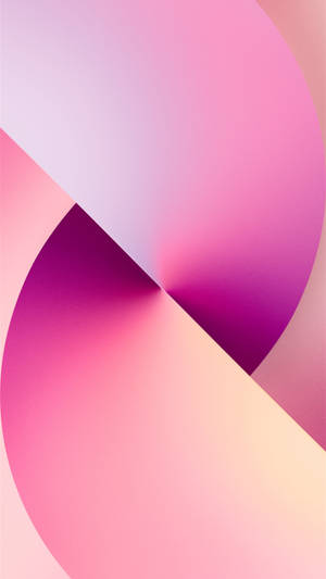 วอลเปเปอร์ iPhone 13 Pro Max สีชมพูแยกส่วน