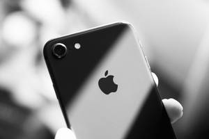 iPhone 8 ระดับเทา — iPhone 8 วอลเปเปอร์