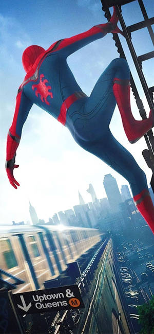 Spider-Man ปีนบันได 8K iPhone — iPhone 13 Pro วอลเปเปอร์