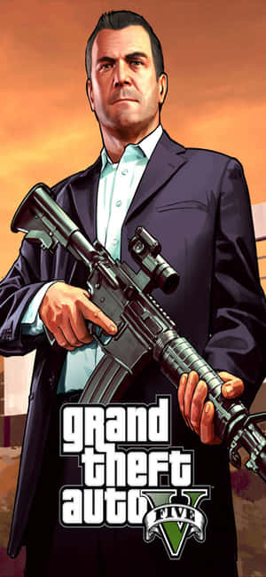 iPhone X Grand Theft Auto V พื้นหลัง — Oppo F วอลเปเปอร์