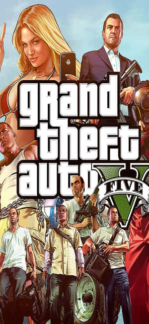 พื้นหลัง Iphone X Grand Theft Auto V — Oppo F33 วอลเปเปอร์