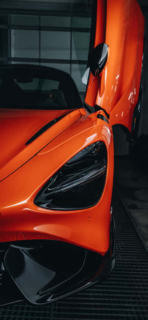 iPhone X McLaren 720s พื้นหลัง — กาแล็กซี่ M16 วอลเปเปอร์