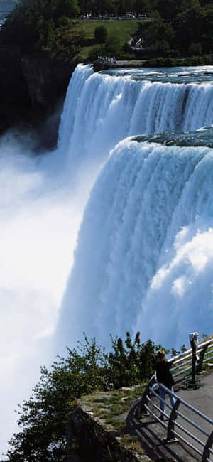 Iphone X Niagara Falls Background — Realme Narzo 80x วอลเปเปอร์
