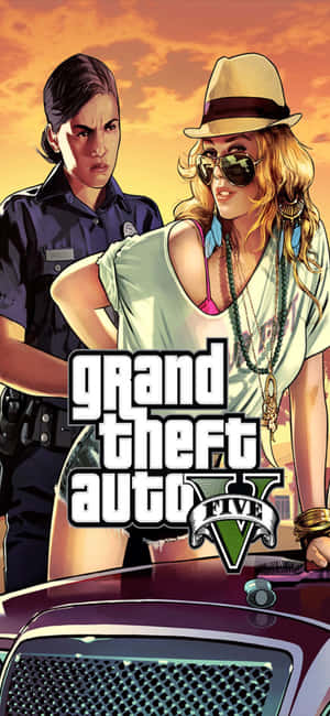 iPhone X พื้นหลัง Grand Theft Auto V — Oppo F31 วอลเปเปอร์