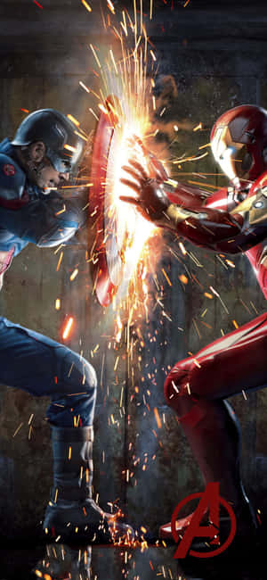 พื้นหลัง iPhone XS Avengers — Oppo A6s วอลเปเปอร์