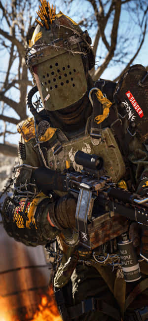 iPhone XS Call Of Duty Black Ops Cold War พื้นหลัง — Redmi K80 Ultra วอลเปเปอร์