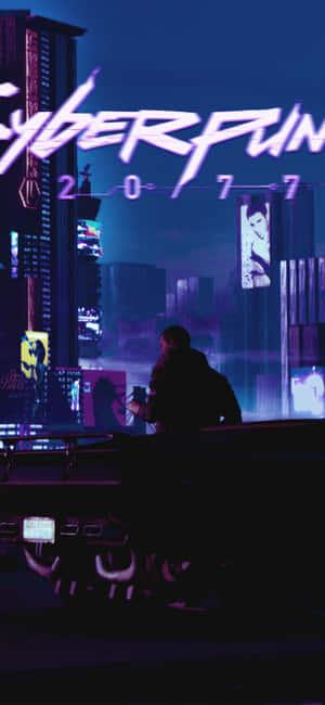 พื้นหลัง iPhone Xs Max Cyberpunk 2077 — Oppo A6s วอลเปเปอร์