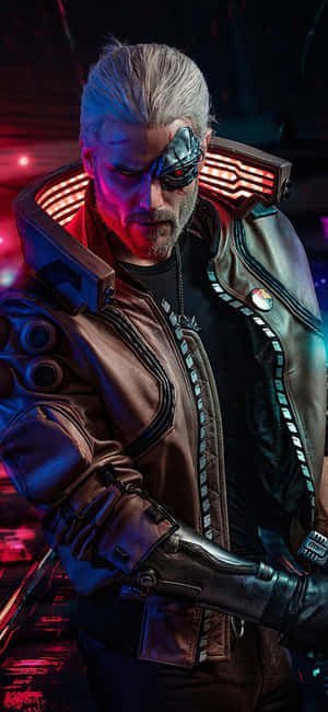 พื้นหลัง iPhone XS Max Cyberpunk 2077 — Honor X9e Pro วอลเปเปอร์