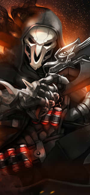 iPhone Xs Max Overwatch พื้นหลัง — Honor X80i วอลเปเปอร์