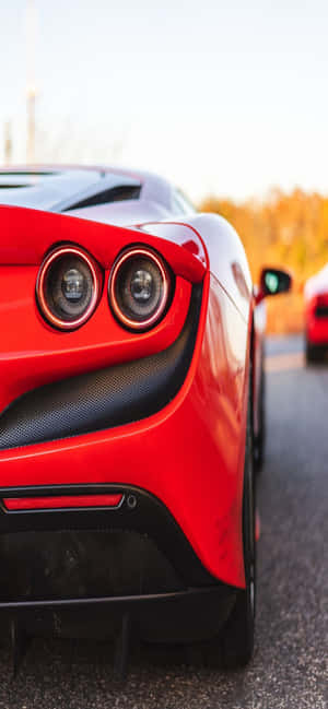 พื้นหลัง iPhone Xs Max Ferrari — Realme Narzo Power วอลเปเปอร์