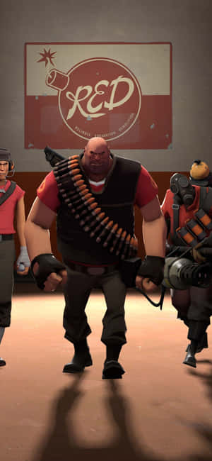 พื้นหลัง iPhone XS Team Fortress 2 — Realme C85 วอลเปเปอร์
