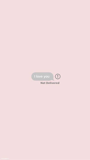 วอลเปเปอร์ iPhone สีชมพูสไตล์สวยงามข้อความที่ยังไม่ได้ส่ง — iPhone สีชมพูสวยงาม วอลเปเปอร์