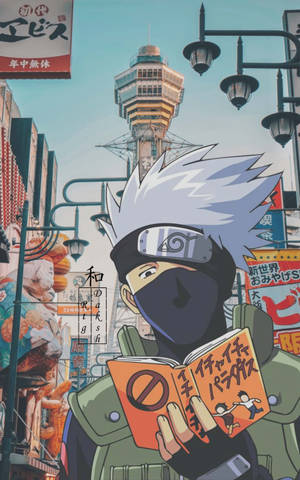 Kakashi สุดเท่หนอนหนังสือ — เสี่ยวหมี่ แท็บเล็ต มินิ วอลเปเปอร์