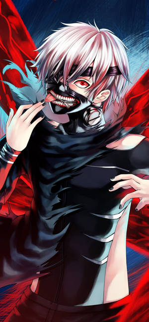 Ken แก้มหายใจ Tokyo Ghoul iPhone — iPhone 18 Pro วอลเปเปอร์