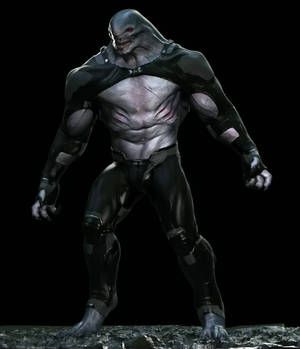 วอลเปเปอร์การออกแบบซูเปอร์วายร้าย King Shark — เทคนโน แฟนทอม วี โฟลด์2 วอลเปเปอร์