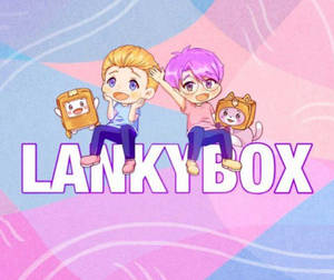 LankyBox แอนิเมชัน อดัมและจัสติน พลัชชี — การ์ตูนน่ารัก วอลเปเปอร์