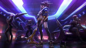 League of Legends ฮีโร่ อาคาลี บนหน้าจอสมาร์ทโฟนเกมมิ่ง 4K