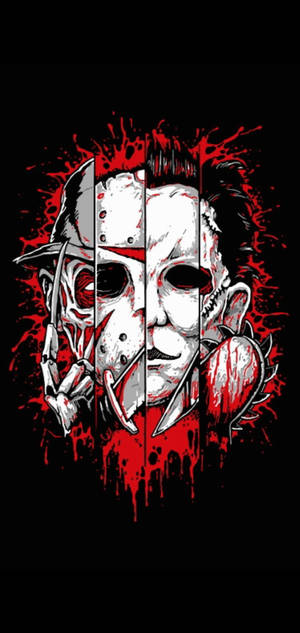 วอลเปเปอร์ Leatherface Michael Jason Freddy — iPhone 17 Pro วอลเปเปอร์