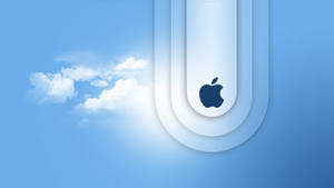 Macbook Air โลโก้ในเมฆ — MacBook Air วอลเปเปอร์