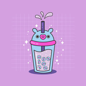 วอลเปเปอร์ Mang Bt21 ชาบoba — Pixel Watch 4 วอลเปเปอร์