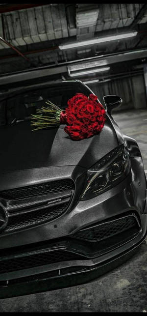 Mercedes iPhone X 3D Rose — iPhone 15 Pro วอลเปเปอร์