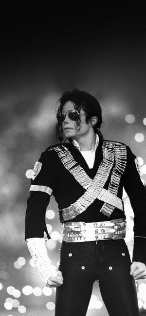 วอลเปเปอร์ Michael Jackson ที่ Super Bowl — iPhone Air วอลเปเปอร์