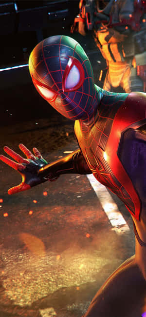 Miles Morales iPhone — Redmi Note 15 วอลเปเปอร์