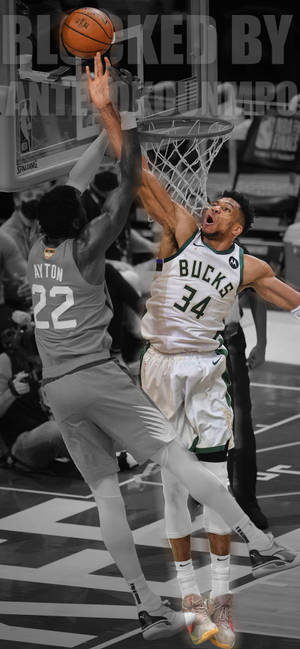 Milwaukee Bucks versus Phoenix Suns wallpaper — iPhone 16 วอลเปเปอร์