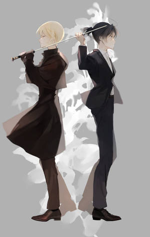 วอลเปเปอร์แฟนอาร์ต Moriarty The Patriot วิลเลียม และ เชอร์ล็อค — Honor Pad 20 วอลเปเปอร์