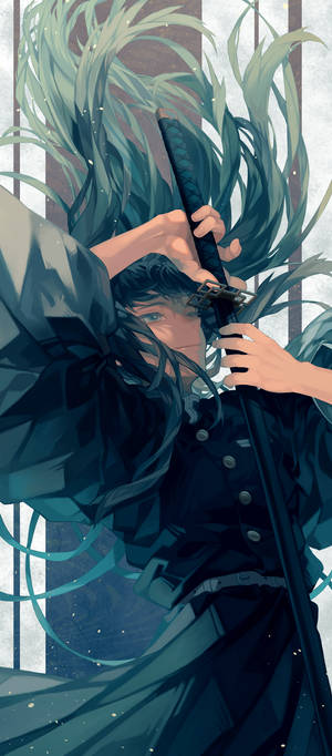 มุอิจิโร โทคิโตะ ดาบแนวตั้ง — กาแล็กซี่ Z Flip วอลเปเปอร์