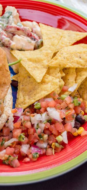 Nachos อาหาร iPhone — iPhone 16 Pro วอลเปเปอร์