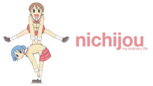 Nichijou กระโดดข้ามหลังขาว
