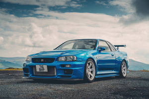 วอลเปเปอร์รถยนต์ Nissan Skyline R34 ความละเอียดสูง | ภาพพื้นหลัง