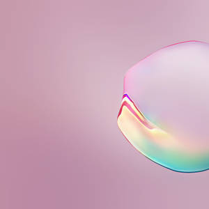 วอลเปเปอร์ Note 10 หยดน้ำสีชมพู — มอโตโรลา เรเซอร์ 2026 วอลเปเปอร์