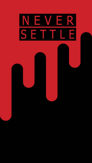 วอลเปเปอร์ Oneplus Never Settle Dripping
