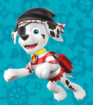 วอลเปเปอร์ Paw Patrol โจรสลัด มาร์แชล — Galaxy Z Fold วอลเปเปอร์