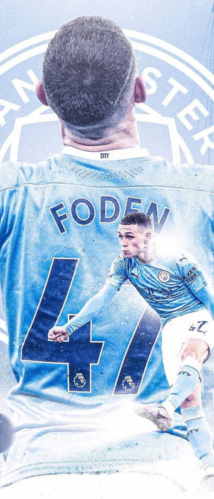 Phil Foden เสื้อหมายเลข 4 — กาแล็กซี่ Z Flip วอลเปเปอร์