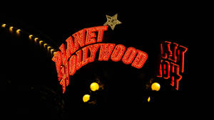 วอลเปเปอร์ป้าย Planet Hollywood — สะอาด วอลเปเปอร์
