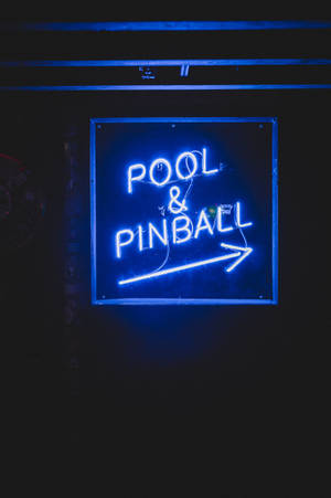 Pool & Pinball นีออนสีน้ำเงิน iPhone — เสี่ยวหมี่ แท็บเล็ต 8 วอลเปเปอร์