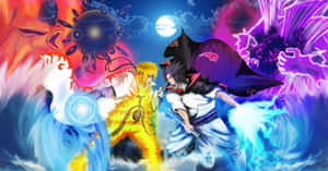 วอลเปเปอร์ PS4 Naruto — นารูโตะ ปะทะ ซาสึเกะ วอลเปเปอร์