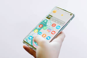 Samsung Galaxy S10 สุดหรูในสภาพแวดล้อมสว่าง — Samsung Galaxy S20 วอลเปเปอร์