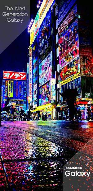 Samsung Galaxy ป้ายถนนโตเกียว — ซัมซุง กาแล็กซี่ วอลเปเปอร์
