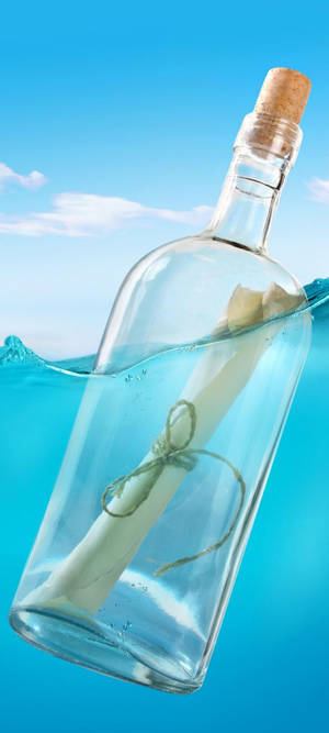วอลเปเปอร์ Samsung S21 Ultra ขวดข้อความ — พิกเซล 10 วอลเปเปอร์