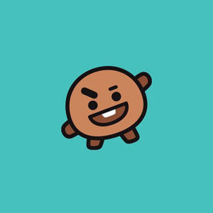 วอลเปเปอร์โปสเตอร์เทอร์ควอยซ์ Shooky BT21 — Pixel Watch วอลเปเปอร์