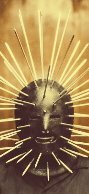วอลเปเปอร์ Slipknot Craig Jones ระยะใกล้ — iPhone 16 Pro วอลเปเปอร์