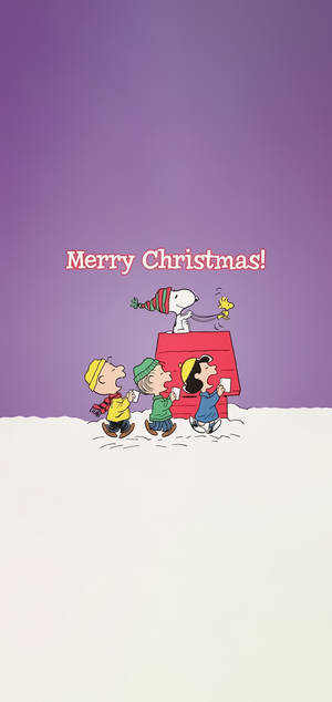 Snoopy คริสต์มาส iPhone — เอส24 อัลตรา วอลเปเปอร์